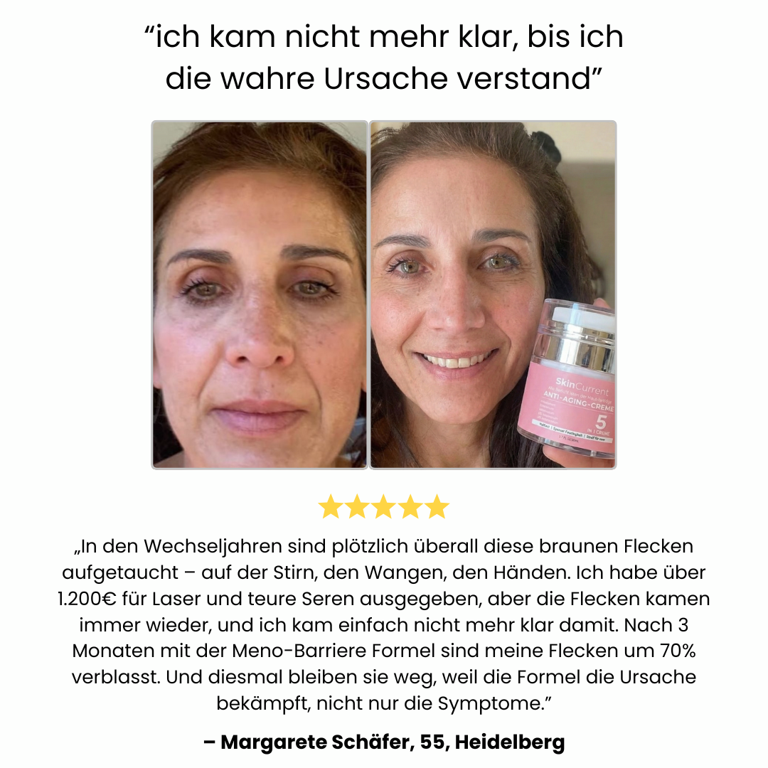 Special care for hormonally altered skin